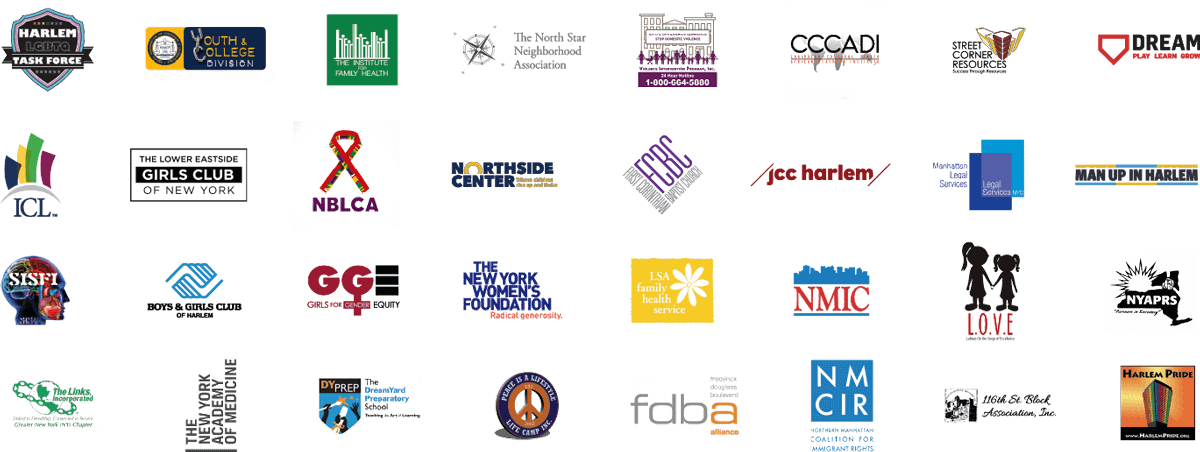 Logos of additional community cosponsor organizations