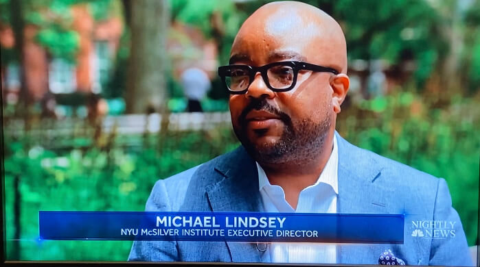 Dr. Michael A. Lindsey on NBC Nightly News