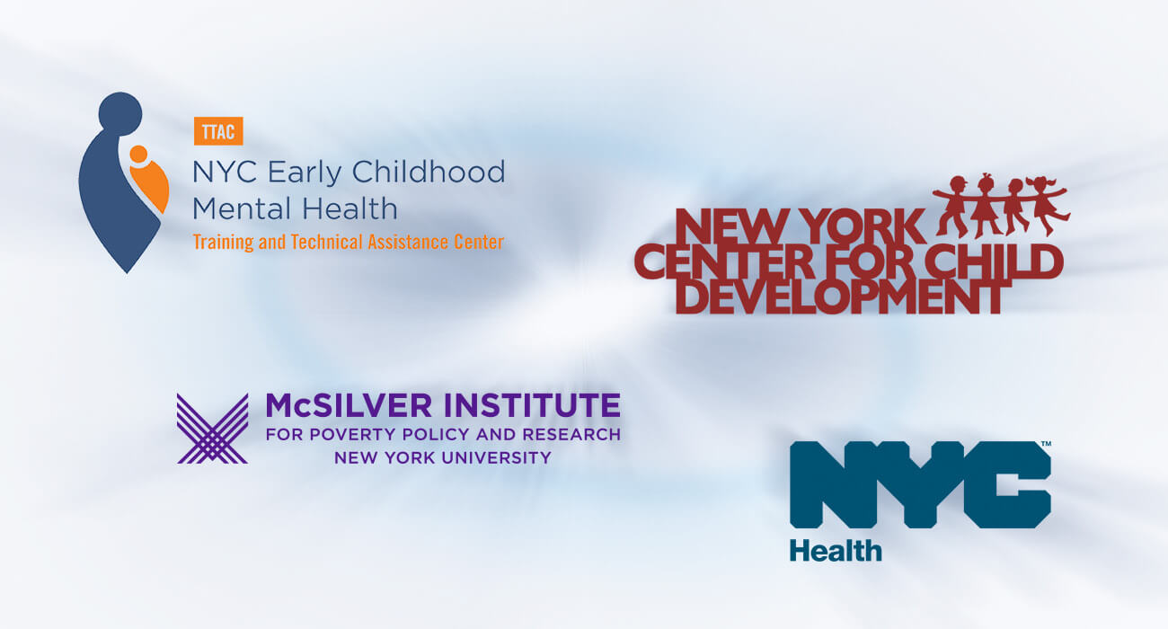 Logos for NYCCD, NYU McSilver, NYC Department of Health, and the TTAC program